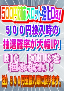パチロット５００抽選