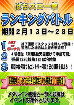 ぱちスロランバト201702