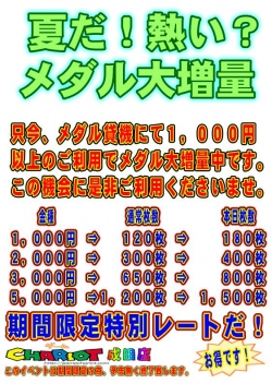 夏だ！メダルだ！増量だ！
